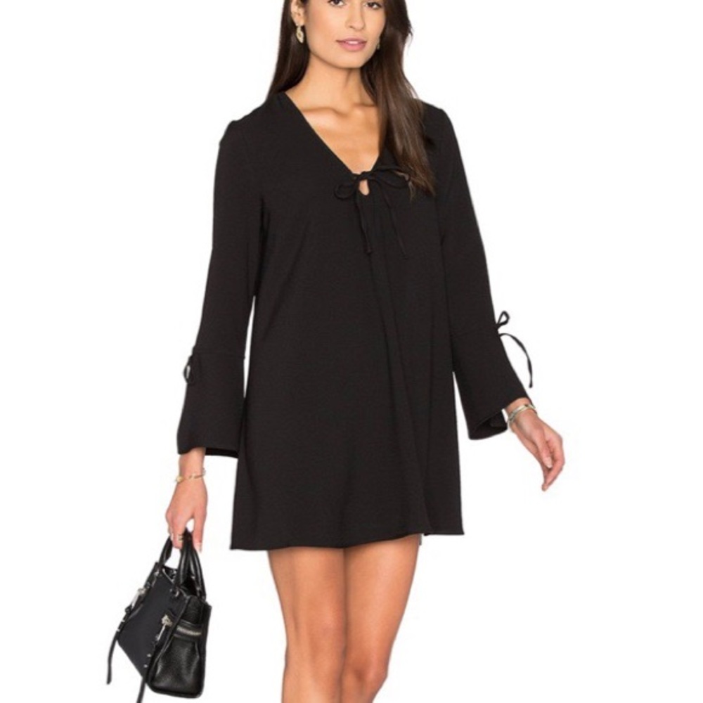 Black mini dress